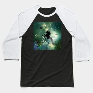 Wonderful dark steampunk seahorse Baseball T-Shirt